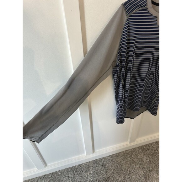 Patagonia Men’s Capilene 3 Midweight Polartec Blue/Gray Base Layer Shirt Sz XL - Picture 3 of 5